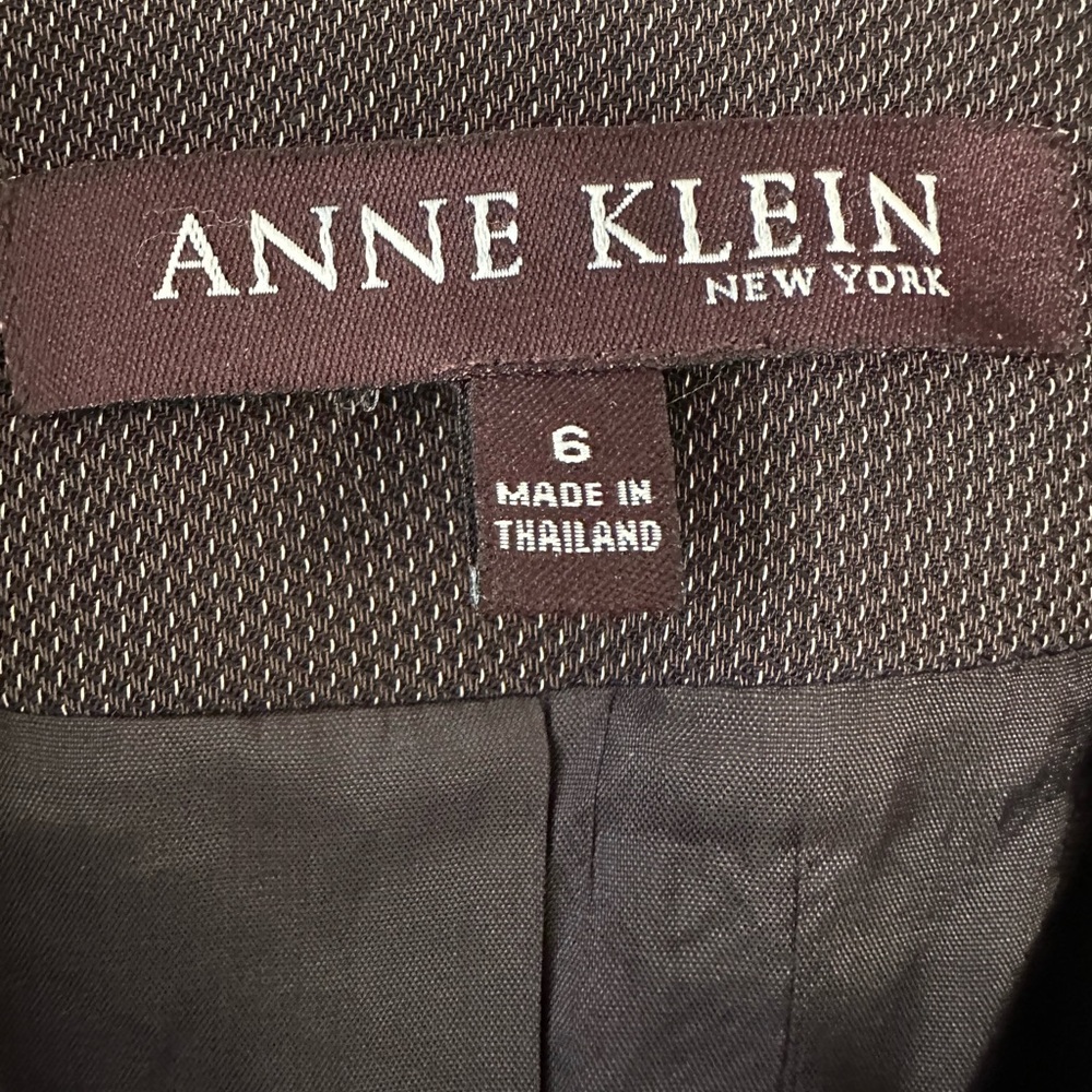 Anne Klein Women's Dark Brown Blazer - Picture 4 of 7